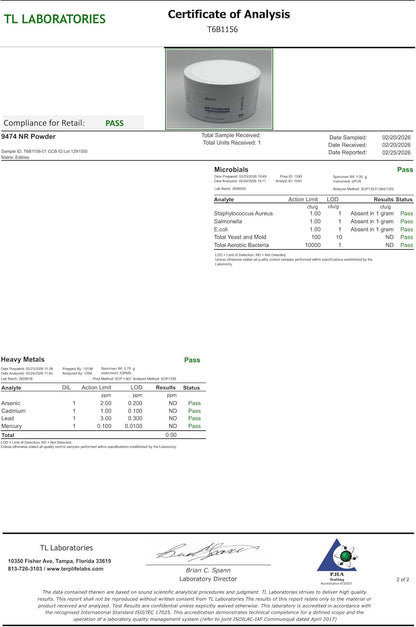 Nicotinamide Riboside Powder 1000Mg